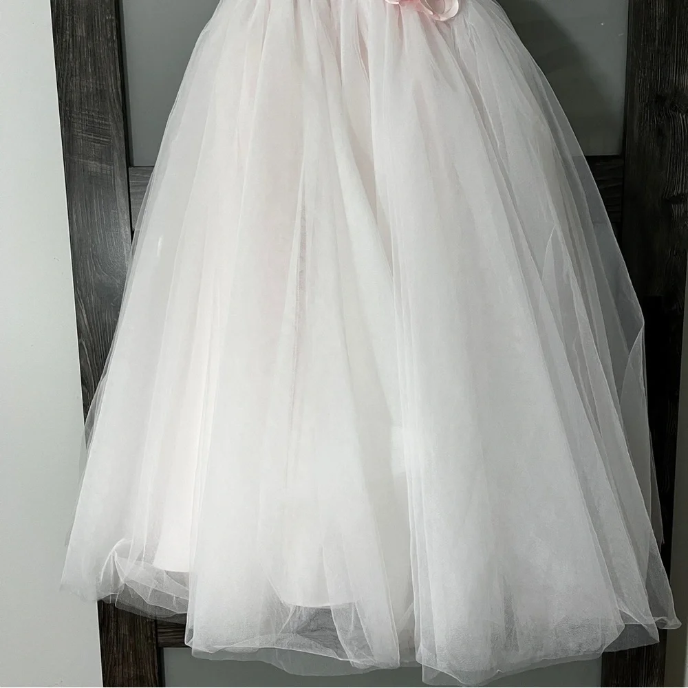 Joan Calabrese from Mon Cheri Girls' 14 Pink Ethereal Dress Flower Girl Glinda